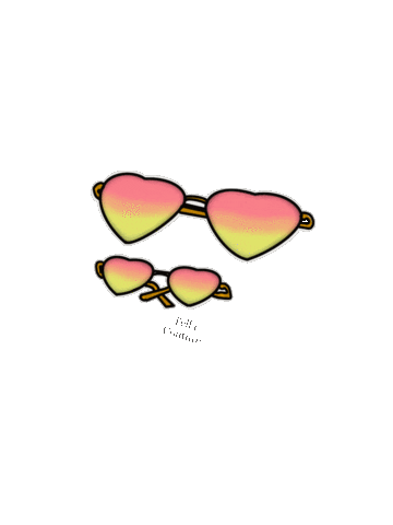 Sunglasses Twinning Sticker by tellacouture