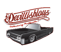 devious customs Sticker
