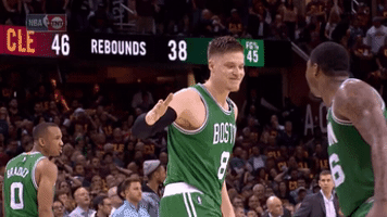 High Five Marcus Smart GIF by Boston Celtics