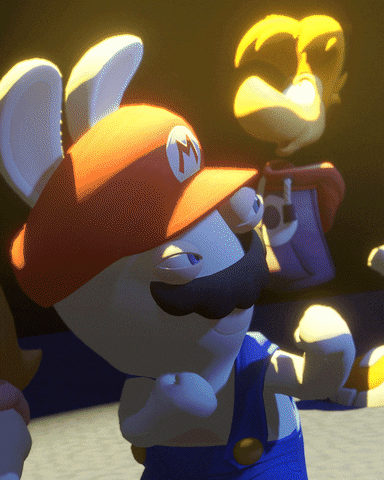 Knock Out Oops GIF by Mario + Rabbids