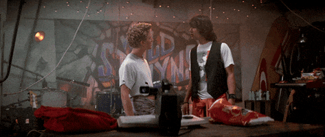 excellent bill and ted GIF