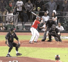 home run baseball GIF by Miami Hurricanes