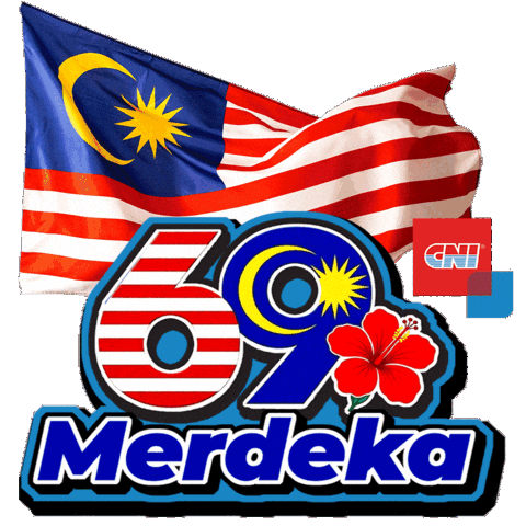 Independence Day Malaysia Sticker by CNI