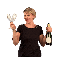 Champagne Celebrating Sticker by FRAME PHOTOGRAPY
