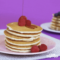 Pancake Syrup Pancakes GIF by HighKey