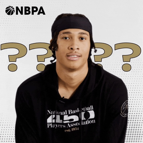 Confused Question Mark GIF by NBPA