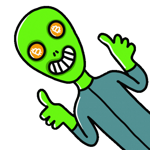 Happy Area 51 Sticker by Darién Sánchez