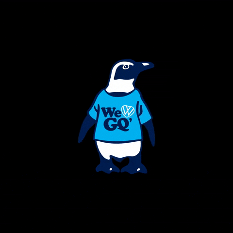 Penguin Tshirt GIF by Tavcor Volkswagen