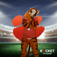 Clemson Tigers College GIF by Rocket Mortgage