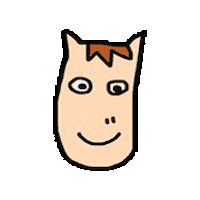 Horse にんじん Sticker