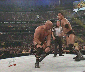 1. Opening United States Championship Match > The Rock vs. Sting Giphy