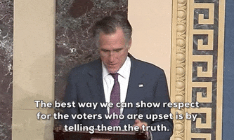 Mitt Romney January 6Th GIF by GIPHY News