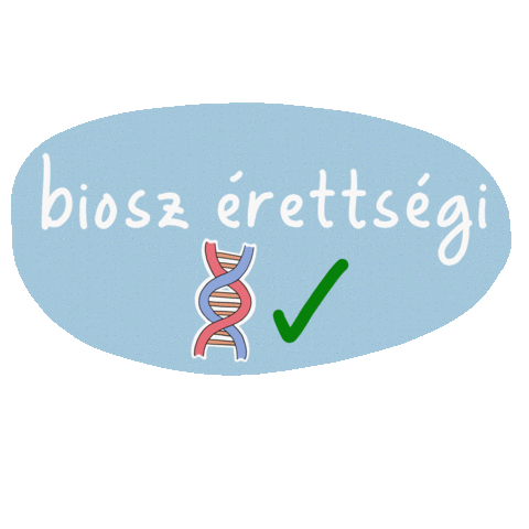 Biology Exam Sticker by PTE Általános Orvostudományi - Gyógyszerésztudományi Kar