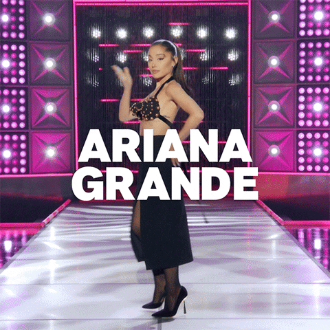 Ariana Grande Fashion GIF by RuPaul's Drag Race