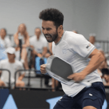 Lets Go Win GIF by NJ 5s | Major League Pickleball