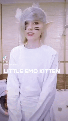 Kitten Emo GIF