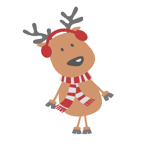 Reindeer Chillin Sticker by Minnesota Lottery