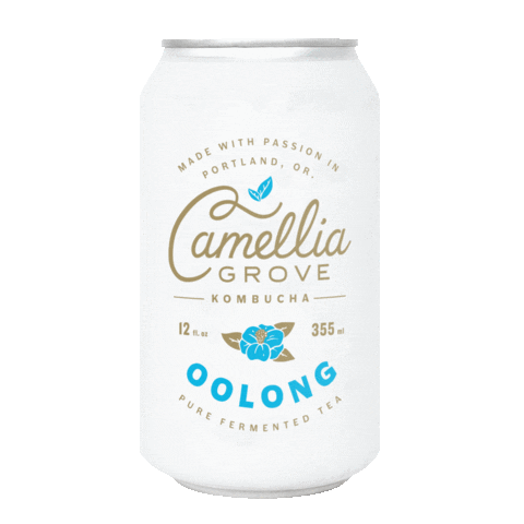 Camellia Grove Kombucha Sticker