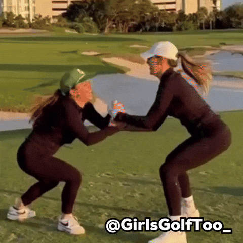 Golfing Best Friends GIF