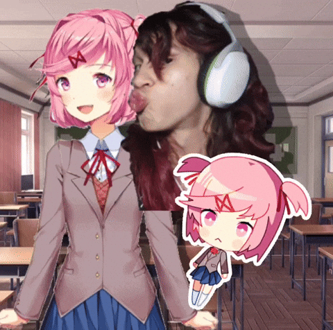 Aaron Natsuki Ddlc GIF