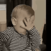Baby Facepalm GIF by MOODMAN - Find & Share on GIPHY