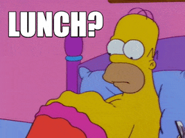 Lunch Lunchtime GIF by MOODMAN
