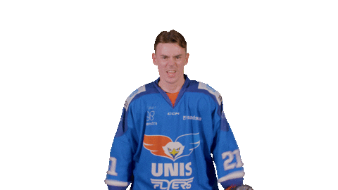 Hockey Justin Sticker by UNIS Flyers for iOS & Android