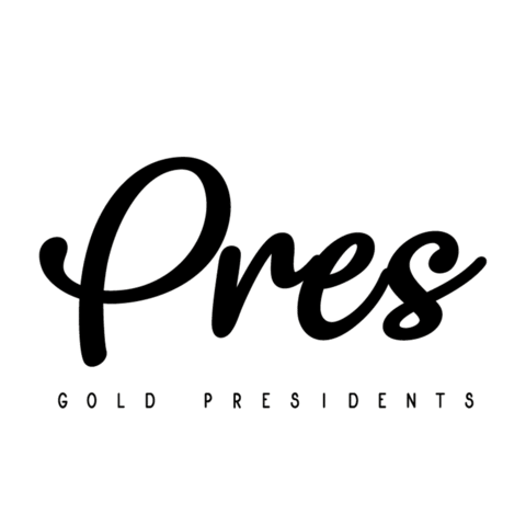 Gold Presidents Sticker