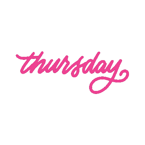Thursday Weekday Sticker