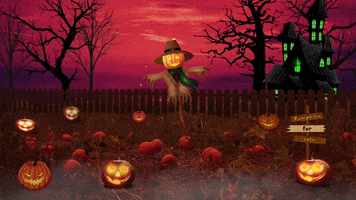 Haunted House Halloween GIF