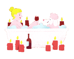 Valentine Dogmom Sticker by Susann Hoffmann