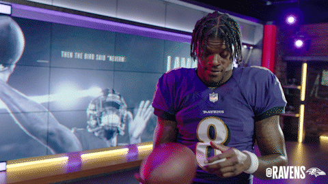 Football Spinning GIF by Baltimore Ravens