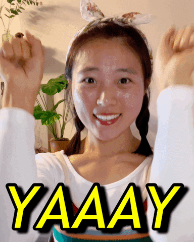 Excited Girl GIF
