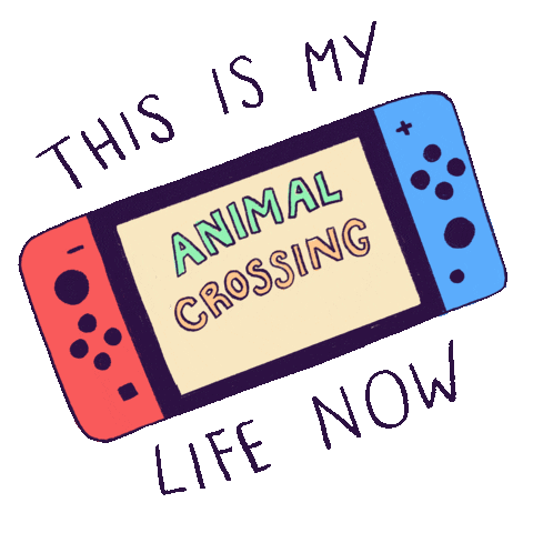 Animal Crossing Switch Sticker by Isableh