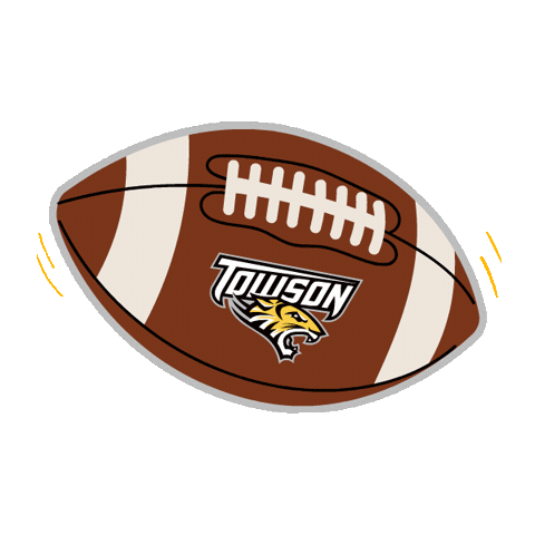 Football Tiger Sticker by Towson University
