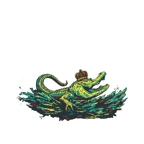 Beast Alligator Sticker by Abita Brewery Co