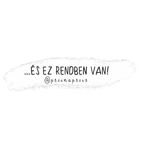 Esezrendbenvan Sticker by Pszinapszis