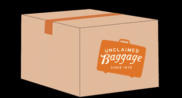 Online Shopping Unboxing GIF by Unclaimed Baggage