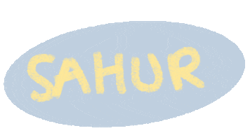 Supper Sahoor Sticker by Dielle Official