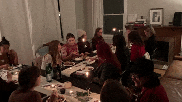 Socializing Dinner Party GIF by Quilt