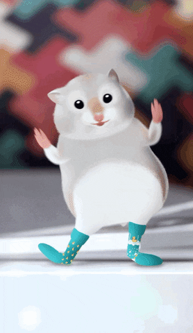 Dance Hamster GIF by Dedoles
