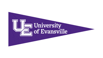 Purple Aces Iu Sticker by University of Evansville