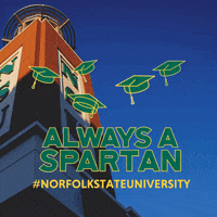 Green And Gold Nsu GIF by Norfolk State University