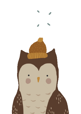 Illustration Owl Sticker by Pratya A.
