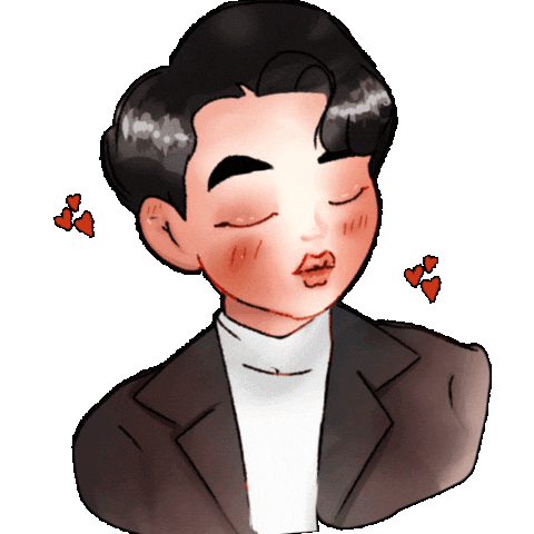 Chibi Kiss Sticker