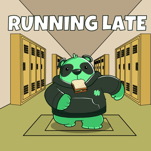 Running Late What Time Is It GIF by SuperVerse