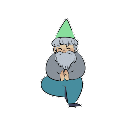 The Yoga Gnome Sticker