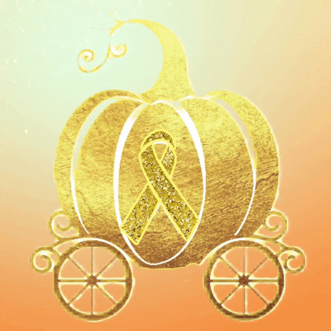 Gold Ribbon GIF by Little Hero Foundation