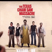 Texas Chainsaw Massacre Pointing GIF by DRODIAN™ BRAND