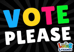 Vote Now Election Day GIF by Lucas and Friends by RV AppStudios